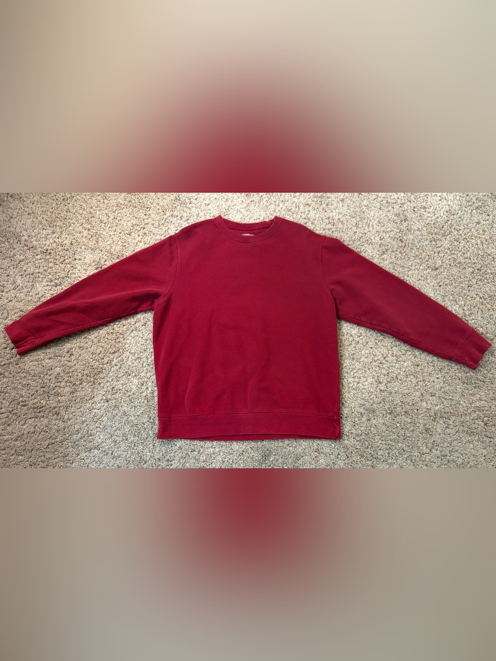 Classic Crewneck Sweater - Red